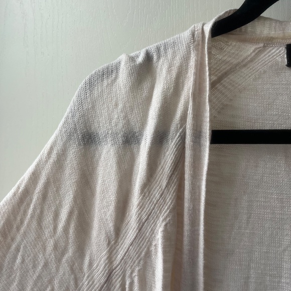 Off-White Long Thin Cardigan Sweater, Moschino, size XL - Picture 2 of 6